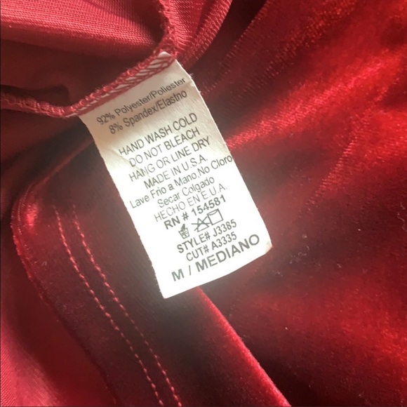 Windsor Maroon Red Elegant Romper Womens US Size Medium - Picture 3 of 5